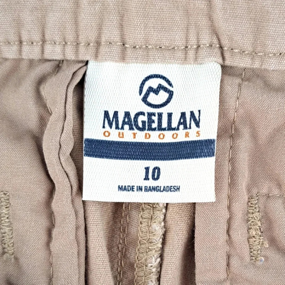 Magellan Outdoors Boys Khaki Chino Shorts, sz 10 - Picture 3 of 5